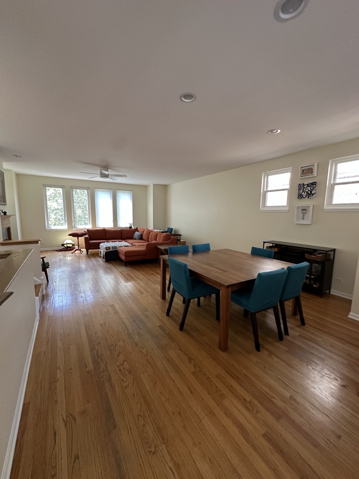 Living and dining area